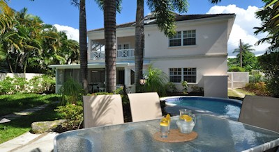 Villa from pool deck